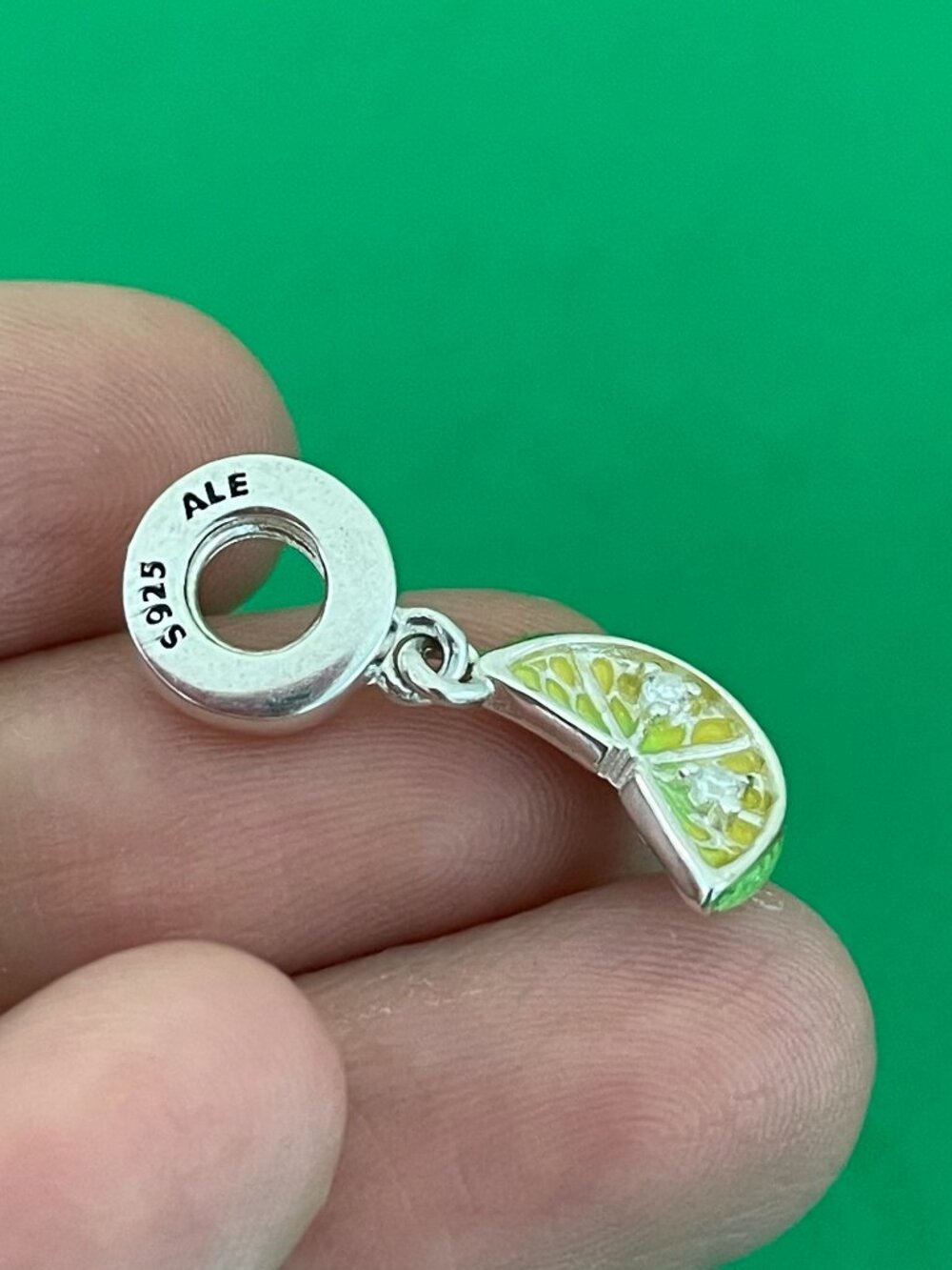 Pandora Lemon Slice Sparkling Fruit Dangle Charm
